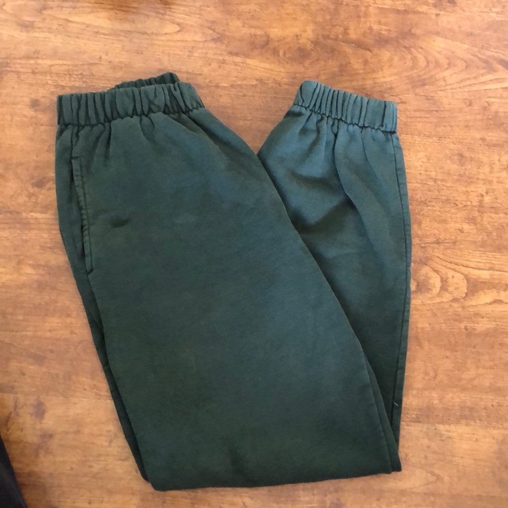 Forest green sweatpants